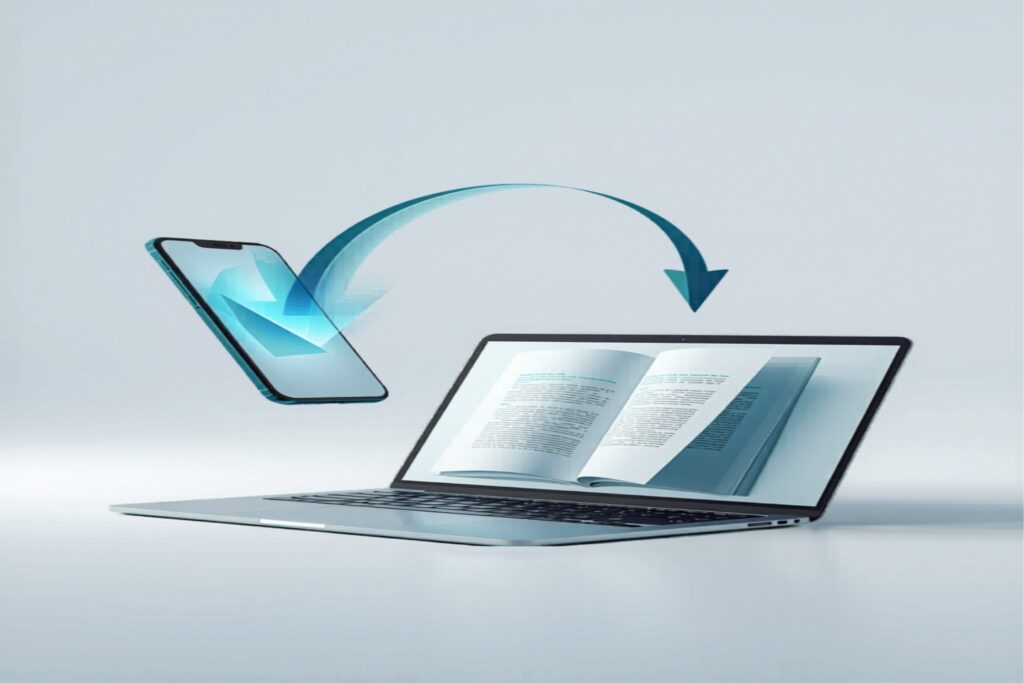 Flipbook erstellen — interaktiver Blaetterkatalog auf Smartphone und Laptop von flipaio