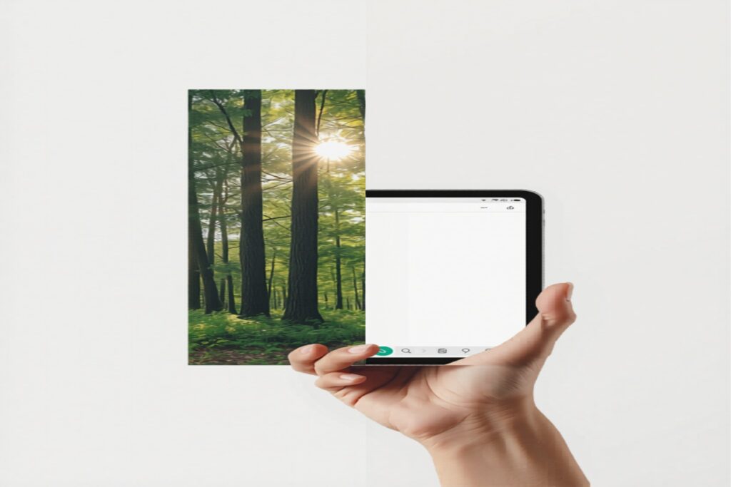 Nachhaltigkeit im Marketing: CO2-Bilanz Print vs. digitaler Katalog