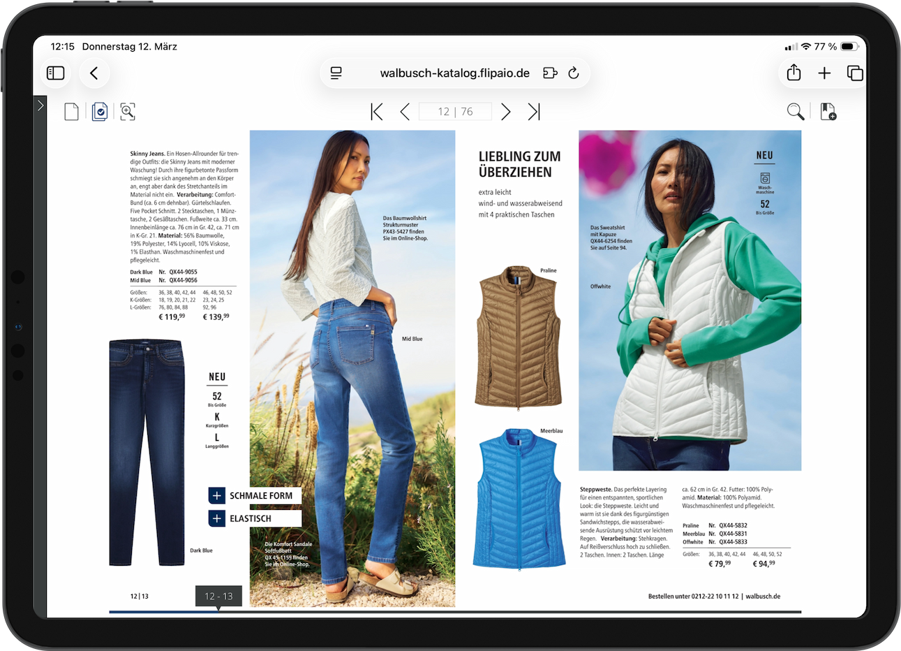 Einzelhandel Tablet Mockup