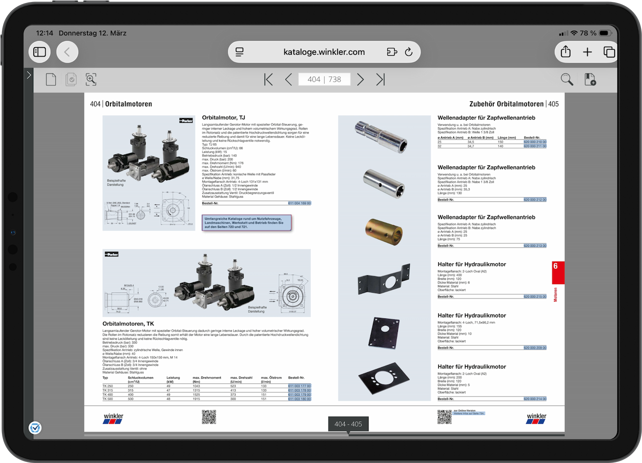 Industrie & Fertigung Tablet Mockup
